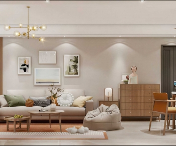 Nordic Style A Living Room-ID:592633016