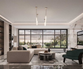 Modern A Living Room-ID:841818097