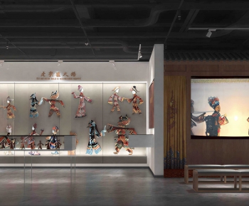 New Chinese Style Exhibition Hall-ID:350089139