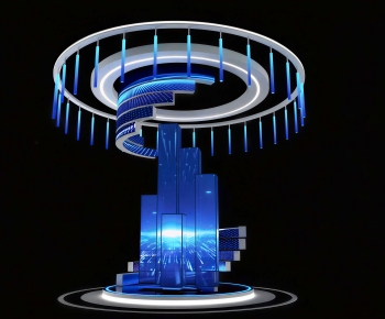 Modern Exhibition Hall-ID:816972971