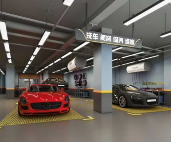 Modern Automobile Repair Shop-ID:218549971