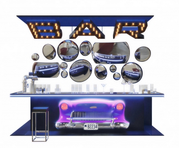 Modern Counter Bar-ID:945247897