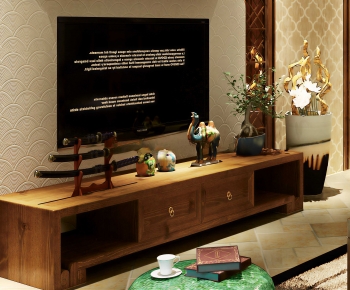 New Chinese Style TV Cabinet-ID:817090032