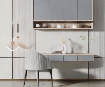 Modern Computer Desk And Chair-ID:715683949