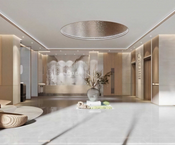 Modern Office Reception Desk-ID:933136945