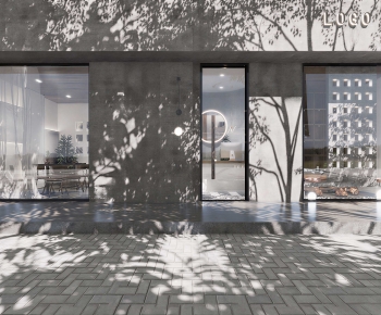 Modern Facade Element-ID:711240874