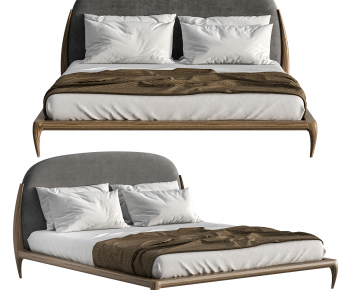 Modern Double Bed-ID:948245056