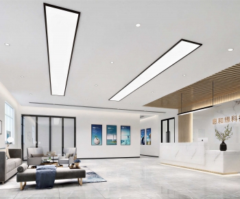 Modern Office Reception Desk-ID:399023066