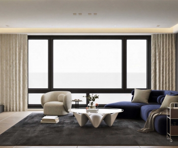 Modern A Living Room-ID:610867028