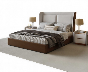 Modern Double Bed-ID:774120092