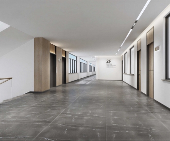 Modern Office Elevator Hall-ID:336256983