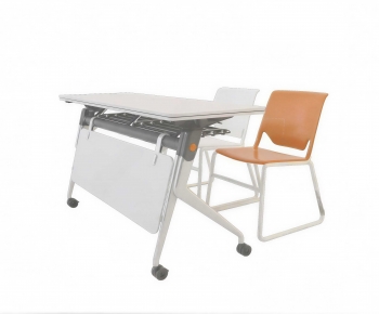 Modern Office Desk And Chair-ID:778445011