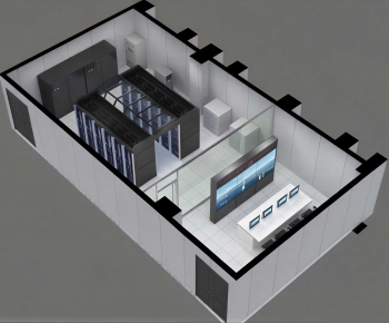 Modern Bird 's-eye View Of Office-ID:692913065