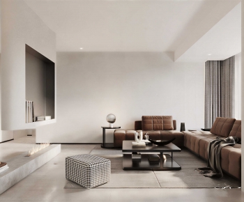 Modern A Living Room-ID:940845975