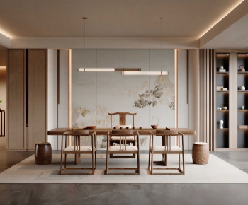 New Chinese Style Tea House-ID:125777018