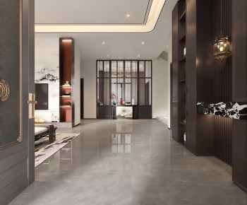 New Chinese Style Hallway-ID:927767044