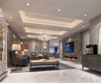 European Style A Living Room-ID:396665101