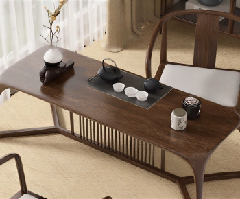 New Chinese Style Tea Tables And Chairs-ID:649563073