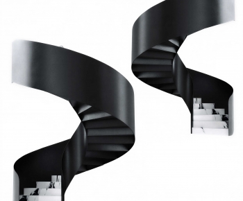 Modern Rotating Staircase-ID:609458924