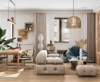 Modern A Living Room-ID:389151103
