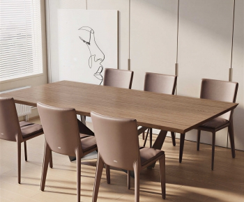 Modern Dining Table And Chairs-ID:695339923