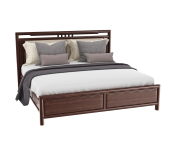 Modern Double Bed-ID:446171051