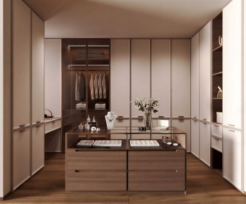 Modern Clothes Storage Area-ID:115042928