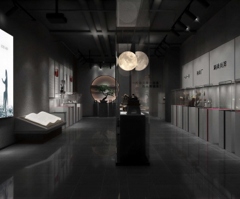 New Chinese Style Exhibition Hall-ID:831839086