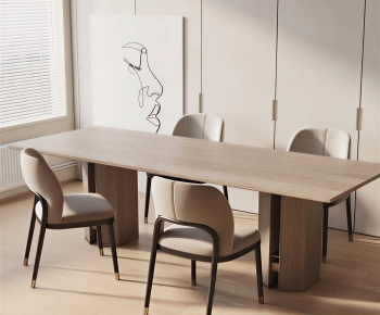 Modern Dining Table And Chairs-ID:884043932