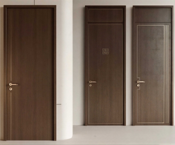 New Chinese Style Single Door-ID:973454003