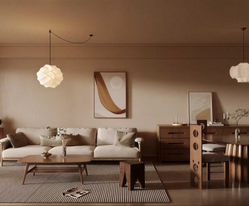 Modern A Living Room-ID:879699955