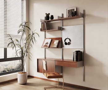 Modern Computer Desk And Chair-ID:623009927