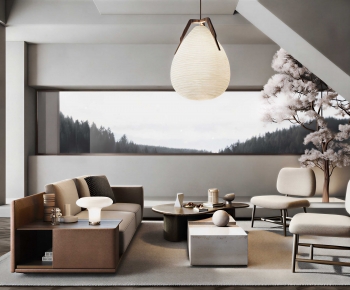 Modern A Living Room-ID:864932065