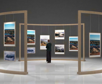 Modern Exhibition Hall-ID:683403028