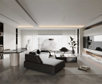 Modern A Living Room-ID:943597084