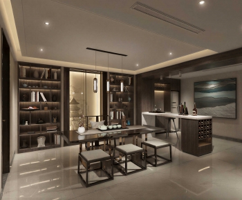 New Chinese Style Tea House-ID:858058936