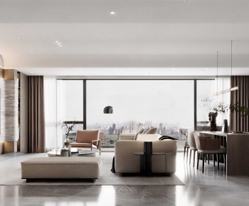 Modern A Living Room-ID:991211896