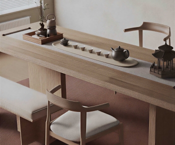 New Chinese Style Tea Tables And Chairs-ID:616419084