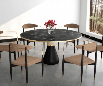 Modern Dining Table And Chairs-ID:218352089