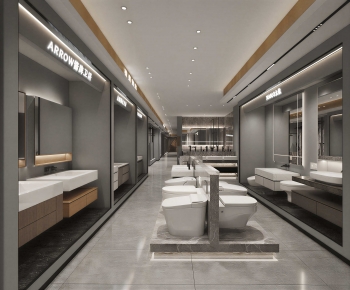 Modern Exhibition Hall-ID:858089927