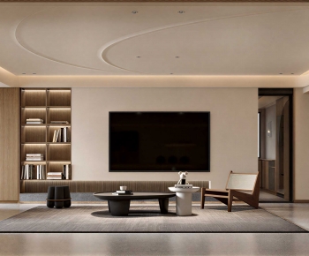 Modern A Living Room-ID:437434918