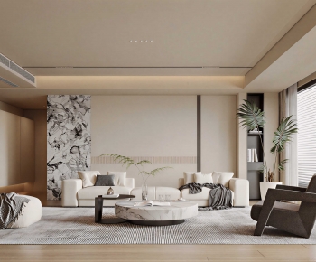 Modern A Living Room-ID:657674079