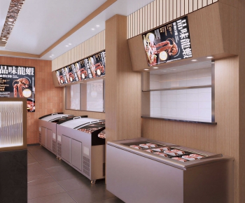 Modern Barbecue Restaurant-ID:112296107