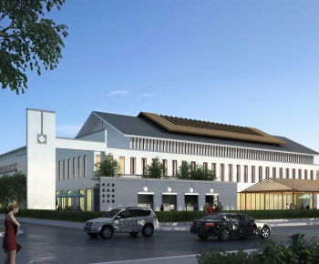 New Chinese Style Appearance Of Commercial Building-ID:638511283