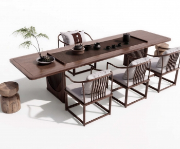 New Chinese Style Tea Tables And Chairs-ID:121417055