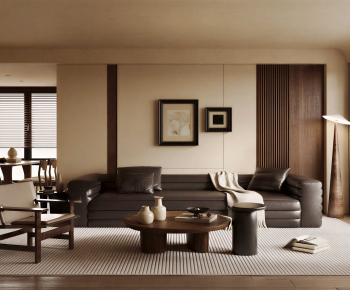 Wabi-sabi Style A Living Room-ID:788980017