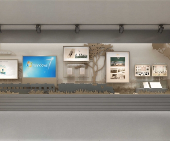 New Chinese Style Exhibition Hall-ID:965872059