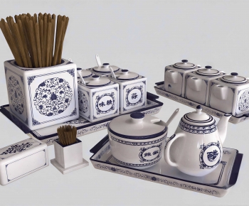 New Chinese Style Tea Set-ID:888869826