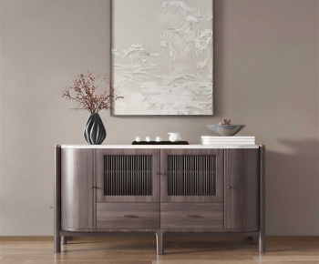 New Chinese Style Entrance Cabinet-ID:538379916