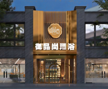 New Chinese Style Facade Element-ID:289119011